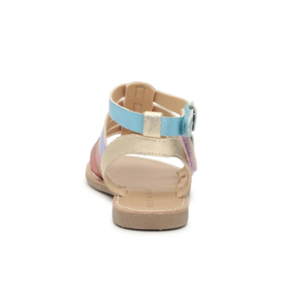 NIB Kelly & Katie Chloe Gladiator Rainbow Sandal Size 12T